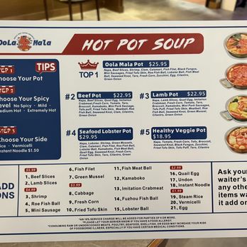 Oola Mala - Menu (Sept2023) - Noodles Near Me - Saint Johns, Florida