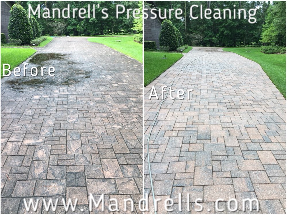 Slide of Mandrell's Pressure Cleaning