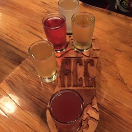 Flight of yummy cider Flight of yummy cider