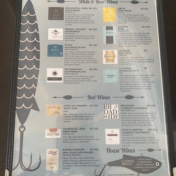 The Catch - Wine Menu - Sports Bars Near Me - Key Largo, Florida The Catch - Wine Menu - Sports Bars Near Me - Key Largo, Florida