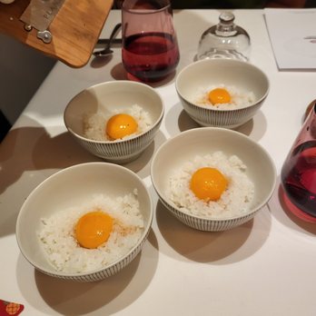 Margotto Hawaii - Tamago kake gohan...wish some fancy dashi shoyu. YUM. - French Near Me - Honolulu, Hawaii Margotto Hawaii - Tamago kake gohan...wish some fancy dashi shoyu. YUM. - French Near Me - Honolulu, Hawaii