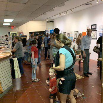 Practical Art - Crowd starting to build on Charity Pie Night (every 4th Friday of the month) - Home Decor Near Me - Phoenix, Arizona