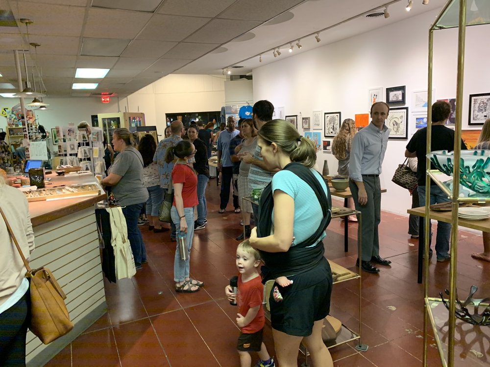Practical Art - Crowd starting to build on Charity Pie Night (every 4th Friday of the month) - Home Decor Near Me - Phoenix, Arizona Practical Art - Crowd starting to build on Charity Pie Night (every 4th Friday of the month) - Home Decor Near Me - Phoenix, Arizona
