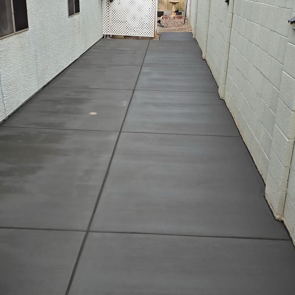Vista Pro Services - Concrete on the side of the house to build a storage shade abd have a very nice clean yard - Solar Panel Cleaning Near Me - Maricopa Colony, Arizona Vista Pro Services - Concrete on the side of the house to build a storage shade abd have a very nice clean yard - Solar Panel Cleaning Near Me - Maricopa Colony, Arizona
