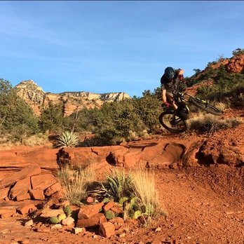 Trail Sports - One of our tour guides, Jeremy shredding in Sedona, AZ. - Bike Rentals Near Me - Sedona, Arizona Trail Sports - One of our tour guides, Jeremy shredding in Sedona, AZ. - Bike Rentals Near Me - Sedona, Arizona