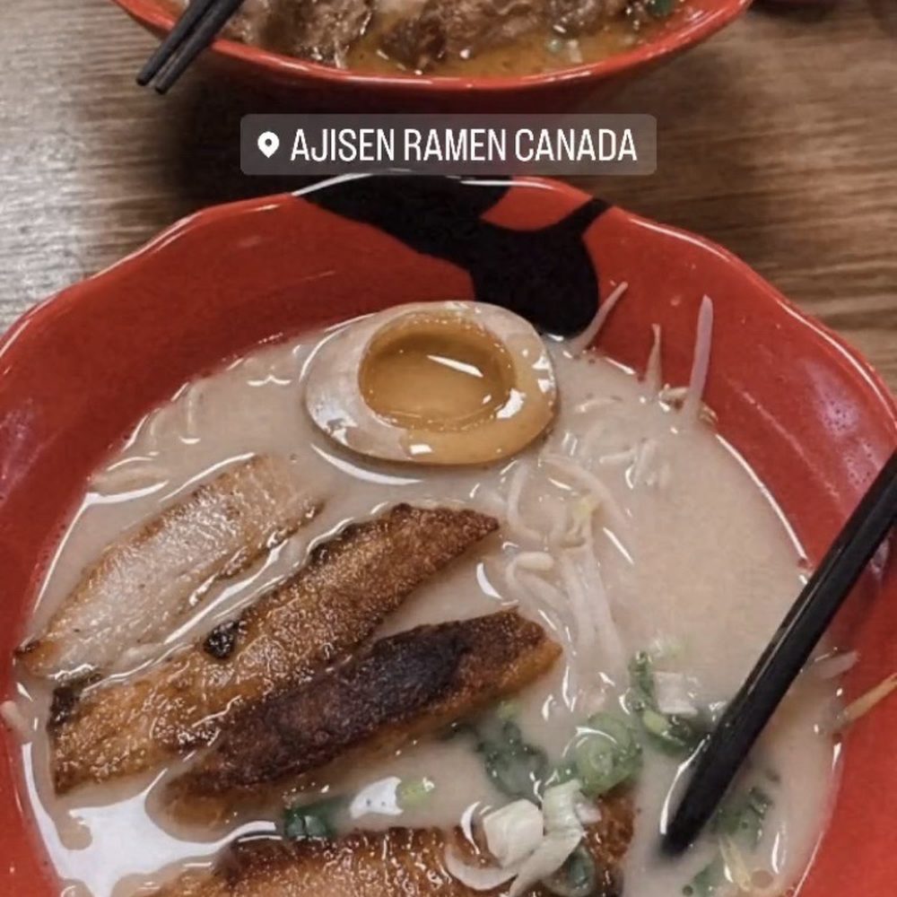 Tender Pork Ribs Ramen 15,99 CAD Marinated pork ribs, seaweed, bean sprouts, green onions and Pork Katsu Ramen 15,99 CAD Tender Pork Ribs Ramen 15,99 CAD Marinated pork ribs, seaweed, bean sprouts, green onions and Pork Katsu Ramen 15,99 CAD