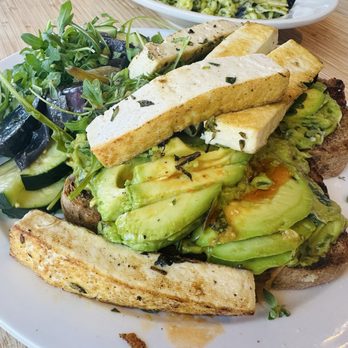 The Wild Plum Cafe - Avocado Toast with tofu on top of it - Bakeries Near Me - Monterey, California The Wild Plum Cafe - Avocado Toast with tofu on top of it - Bakeries Near Me - Monterey, California