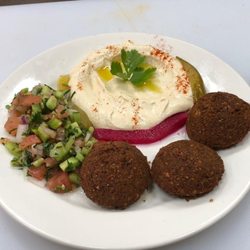 Pita square - Falafel platter