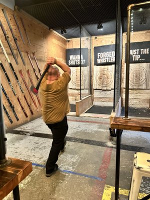 Forged Axe Throwing by null