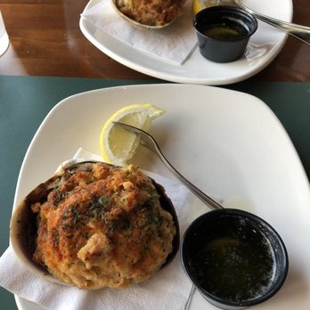 Marshside Restaurant - Stuffed Quahogs with butter sauce - Seafood Near Me - East Dennis, Massachusetts Marshside Restaurant - Stuffed Quahogs with butter sauce - Seafood Near Me - East Dennis, Massachusetts