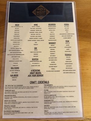 Menu photo 1 Francis & Mount Crawfordsville, IN Menu photo 1 Francis & Mount Crawfordsville, IN