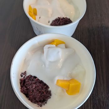 Mingle Mochi & Croffle - Mango purple rice bowl - Desserts Near Me - Rosemead, California Mingle Mochi & Croffle - Mango purple rice bowl - Desserts Near Me - Rosemead, California