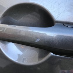 Scratches on driver side door