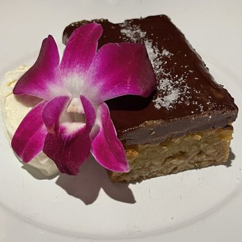 Bosscat Kitchen & Libations - CHOCOLATE BOURBON BUTTERMILK BAR - New American Near Me - Irvine, California Bosscat Kitchen & Libations - CHOCOLATE BOURBON BUTTERMILK BAR - New American Near Me - Irvine, California
