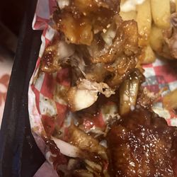 The Patio - There was no meat just Fried skin with some black stuff in it