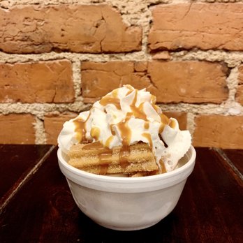 Pincho Loco - Churro sundae - Desserts Near Me - Durham, North Carolina Pincho Loco - Churro sundae - Desserts Near Me - Durham, North Carolina