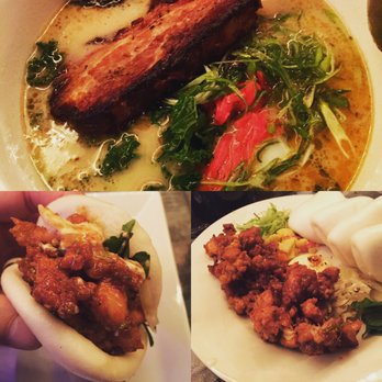 Toki Underground - Toki Classic with extra braised pork belly and Fried Chicken Buns!! - Ramen Near Me - Washington, DC, District of Columbia