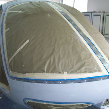 Gerber Collision & Glass - Prep work prior to repainting after windshield replacement - Body Shops Near Me - La Habra, California