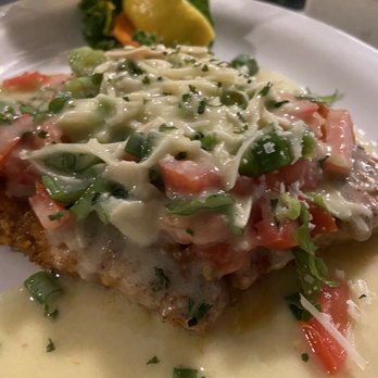 Lazy Days South - Grouper Lazy Days style (Parmesan cheese, scallions, key lime butter, tomatoes) - grouper didn't taste fresh - Seafood Near Me - Marathon, Florida Lazy Days South - Grouper Lazy Days style (Parmesan cheese, scallions, key lime butter, tomatoes) - grouper didn't taste fresh - Seafood Near Me - Marathon, Florida