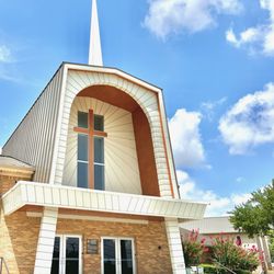 Parkside Baptist Church - Entrance to PARKSIDE BAPTIST CHURCH of Mesquite Texas.