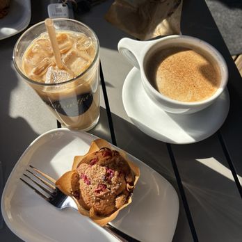 Fulton Yards Coffeehouse & Spirits - Lattes and muffin - Cafes Near Me - Cincinnati, Ohio