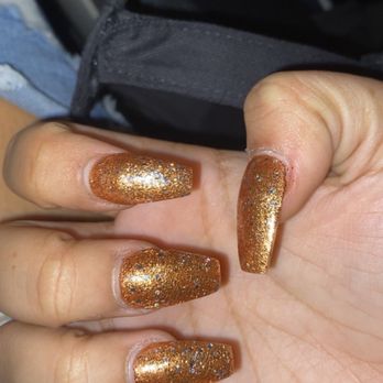 A Nails - When I first got them done. - Nail Salons Near Me - Norfolk, Virginia A Nails - When I first got them done. - Nail Salons Near Me - Norfolk, Virginia