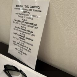La Dolce Vita - Specials menu