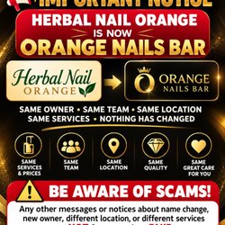 Orange Nails Bar