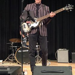 Plainview-Old Bethpage Public Library - Joel , with a wireless Guitar