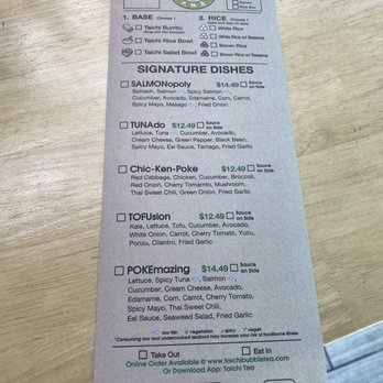 Taichi Bubble Tea - Menu - Bubble Tea Near Me - Oklahoma City, Oklahoma Taichi Bubble Tea - Menu - Bubble Tea Near Me - Oklahoma City, Oklahoma