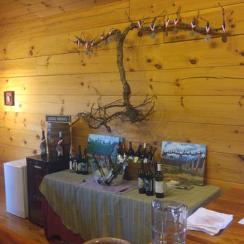 Dobbins Creek Vineyard - grapevine on the wall. - Wineries Near Me - Hamptonville, North Carolina
