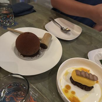 Caracol - El Coco and Cremoso de mango - Seafood Near Me - Houston, Texas