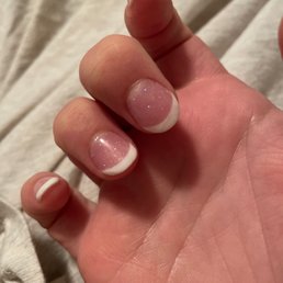 One is uneven, the other is cracked One is uneven, the other is cracked