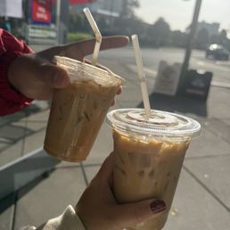 Iced white mocha