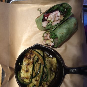 Fork & Fig - Chicken wrap with grilled zucchini - Burgers Near Me - Albuquerque, New Mexico Fork & Fig - Chicken wrap with grilled zucchini - Burgers Near Me - Albuquerque, New Mexico
