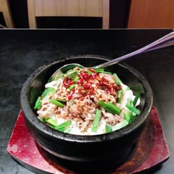 日本料理和亭 - Garlic beef hot stone rice