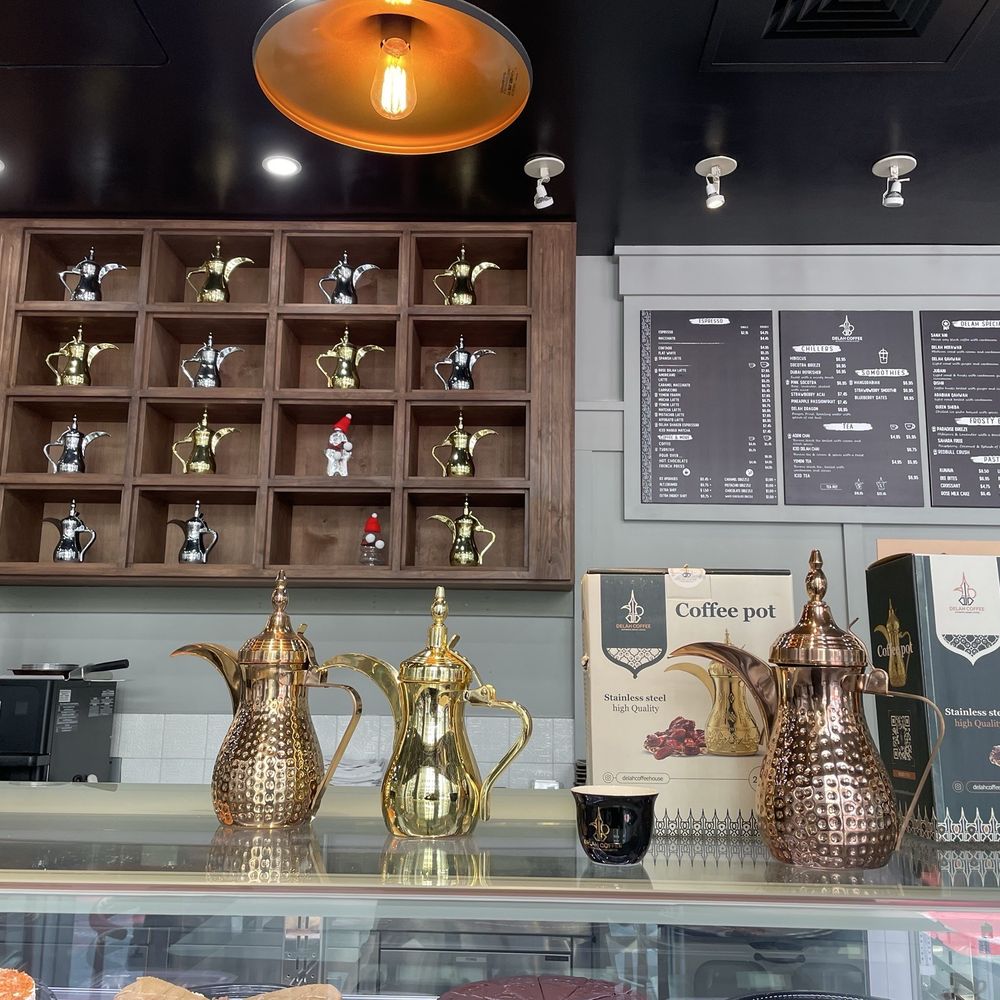 Delah Coffee - Beautiful tea pots on display - Coffee & Tea Near Me - San Francisco, California Delah Coffee - Beautiful tea pots on display - Coffee & Tea Near Me - San Francisco, California