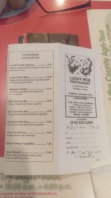Menu photo 4 Lucky Wok Wheatley, ON