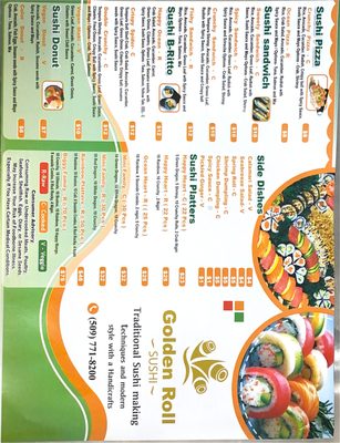 Menu photo 2 Golden Roll Sushi Kennewick, WA Menu photo 2 Golden Roll Sushi Kennewick, WA