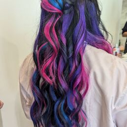 Bridal hair with extensions. My usual colorist (Mane Fixation) dyed and prepped, but Christy put it in perfectly! Bridal hair with extensions. My usual colorist (Mane Fixation) dyed and prepped, but Christy put it in perfectly!