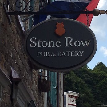 Stone Row Pub & Eatery - Beautiful sign for the Stone Row - New American Near Me - Jim Thorpe, Pennsylvania