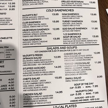 McDuff's - Sandwich and salads - Breakfast & Brunch Near Me - Redlands, California