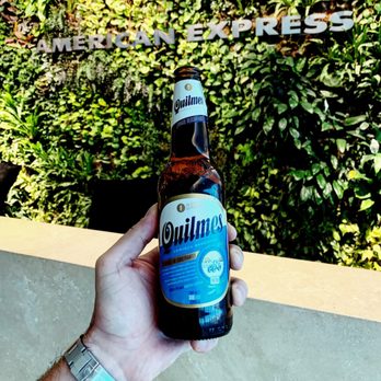 American Express Centurion Lounge - Trying the local brew! - Airport Lounges Near Me - Buenos Aires, C