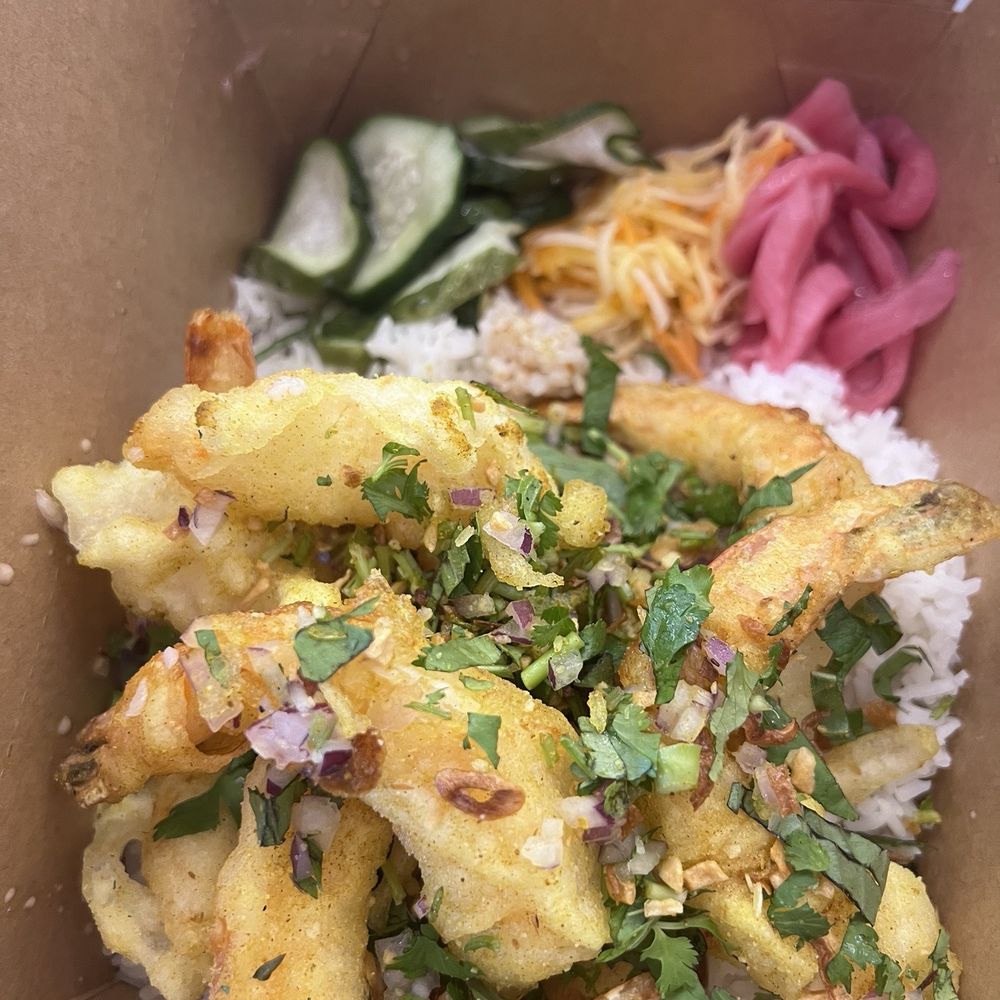Ekiben - Crispy shrimp bowl - Asian Fusion Near Me - Frederick, Maryland