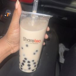 Handmade Taro with Oat Milk and pearl boba Handmade Taro with Oat Milk and pearl boba