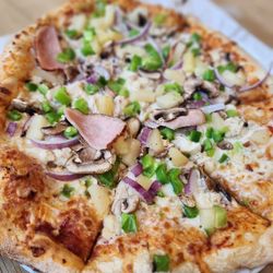 MOD Pizza - Mega Crust Pizza. Super good.