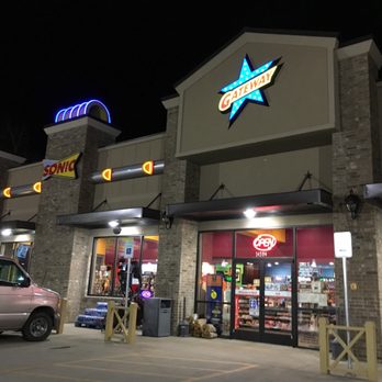 Sonic Drive-In - Front of store at night - Burgers Near Me - Brownsboro, Texas Sonic Drive-In - Front of store at night - Burgers Near Me - Brownsboro, Texas