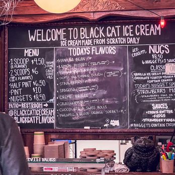Black Cat Ice Cream - Menu - Ice Cream & Frozen Yogurt Near Me - Des Moines, Iowa Black Cat Ice Cream - Menu - Ice Cream & Frozen Yogurt Near Me - Des Moines, Iowa