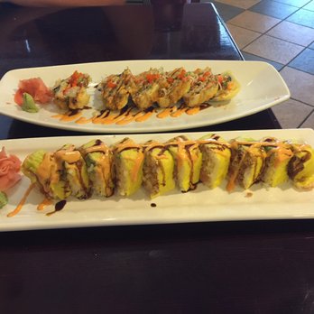 Sakura Sushi House - Back picture is the "Green Hat" and the one below is the "Golden Dragon". - Japanese Near Me - Strongsville, Ohio Sakura Sushi House - Back picture is the "Green Hat" and the one below is the "Golden Dragon". - Japanese Near Me - Strongsville, Ohio