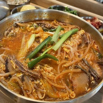 Modoo Hansang - Yukgaejang (spicy beef soup) - Korean Near Me - Bothell, Washington